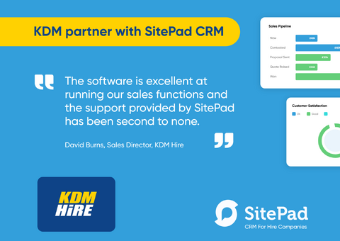 KDM use SitePad Hire CRM to Boost Sales and Efficiency